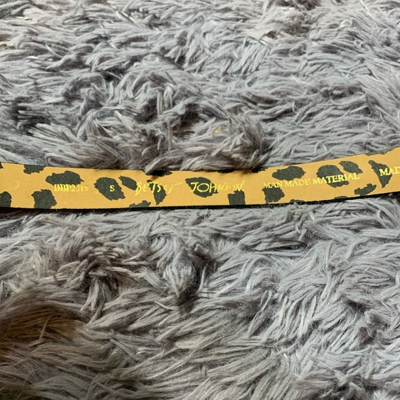 Betsey Johnson heart leopard belt - Picture 3 of 4